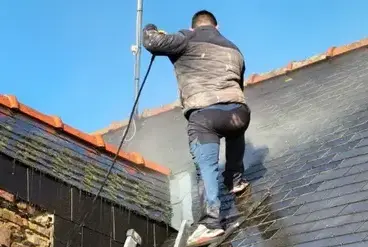 pose de gouttière Ercé-en-Lamée-1